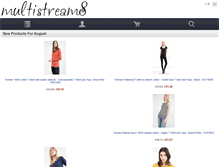 Tablet Screenshot of multistream8.com